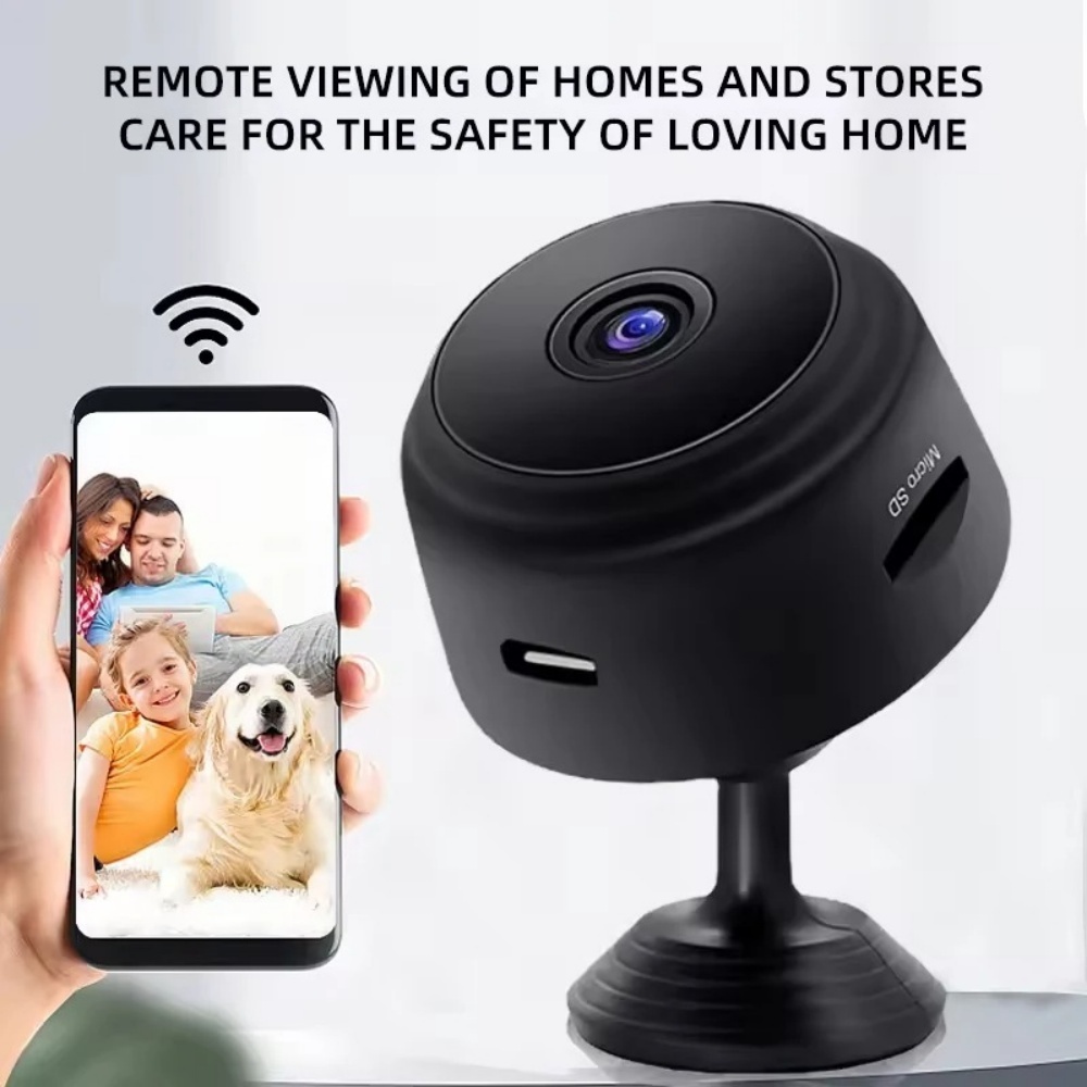 Home Security Monitoring System - กล้องมินิ WiFi ความละเอียด 1080P HD ไร้สาย