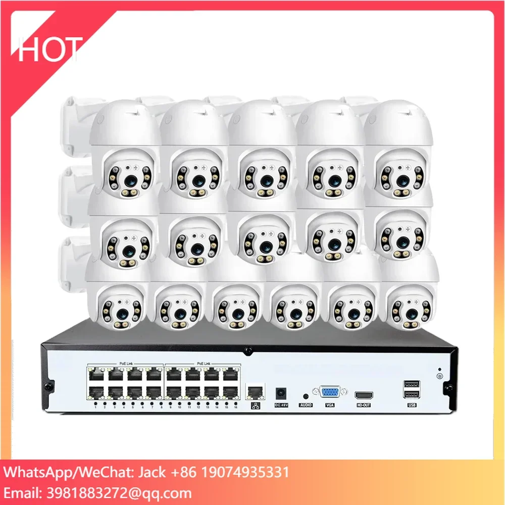 Home Security Nvr - ชุดกล้องวงจรปิดแบบมีสาย Colorvu NVR ความละเอียด 5MP กล้อง