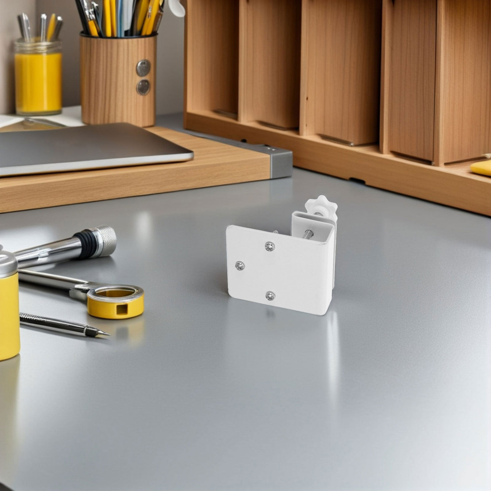 Home Security Eufy - ขายึดกล้องพลังงานแสงอาทิตย์ที่ใช้ร่วมกับ Eufy S340 E30 สำหรับติดตั้งกล้องรักษาความปลอดภัยภายนอกบ้านบนรางน้ำ