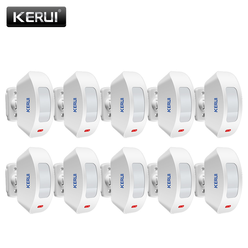 Pet Immune Pir Sensor - KERUI ไร้สายผ้าม่านเครื่องตรวจจับอินฟราเรดหน้าต่าง PIR Motion Sensor ไร้สาย