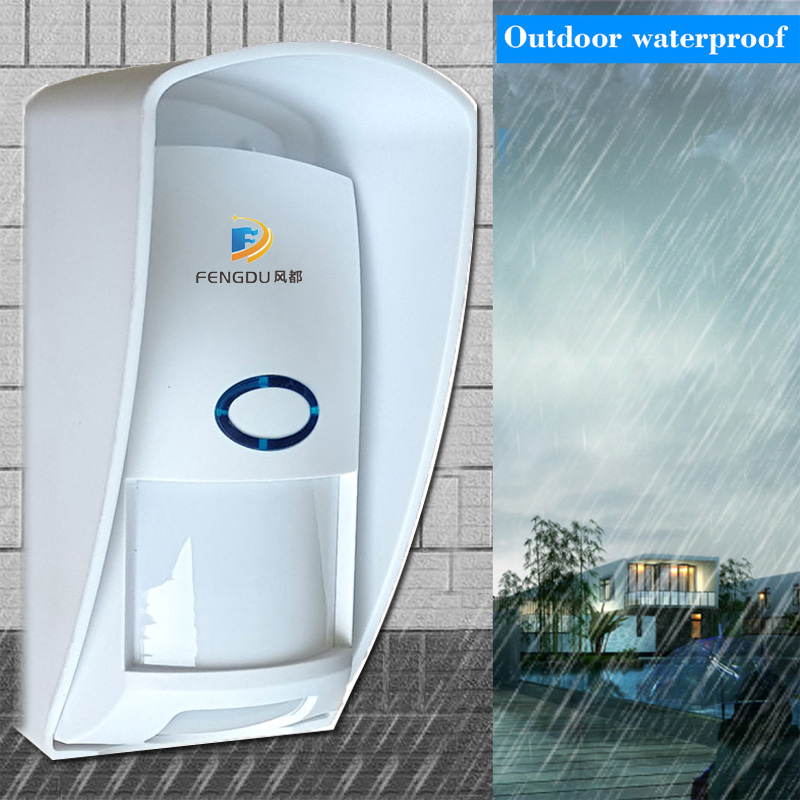 Pet Immune Pir Sensor - เครื่องตรวจจับอินฟราเรดไร้สายสัตว์กันน้ำกลางแจ้ง433MHz ระยะทางการทำงานที่ยาวนานสำหรับบ้านระบบ WiFi กันขโมย