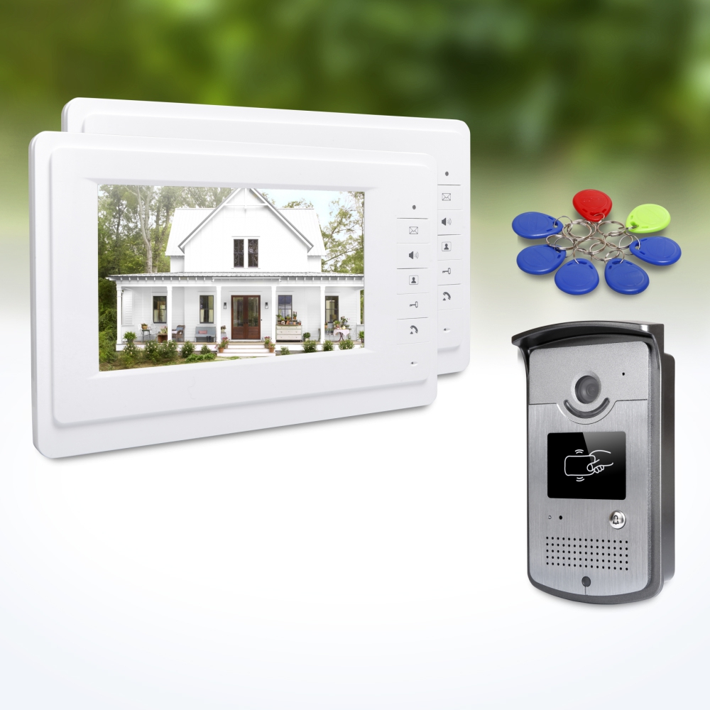 Home Security Monitoring System - กล้องวงจรปิดภายนอก 1 ตัว จอภาพภายใน 2 จอ