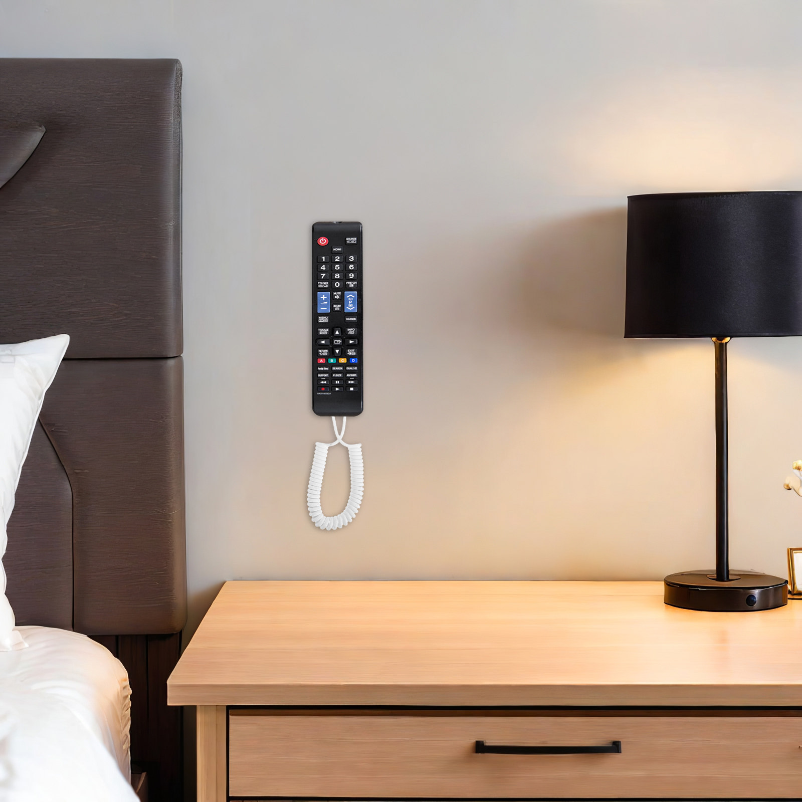 Home Security For Seniors - สายคล้องรีโมทกันหาย 4 ชิ้น สายคล้องรีโมทอเนกประสงค์แบบพกพา สายเคเบิลนิรภัยแบบยืดหดได้สำหรับบ้าน สำนักงาน