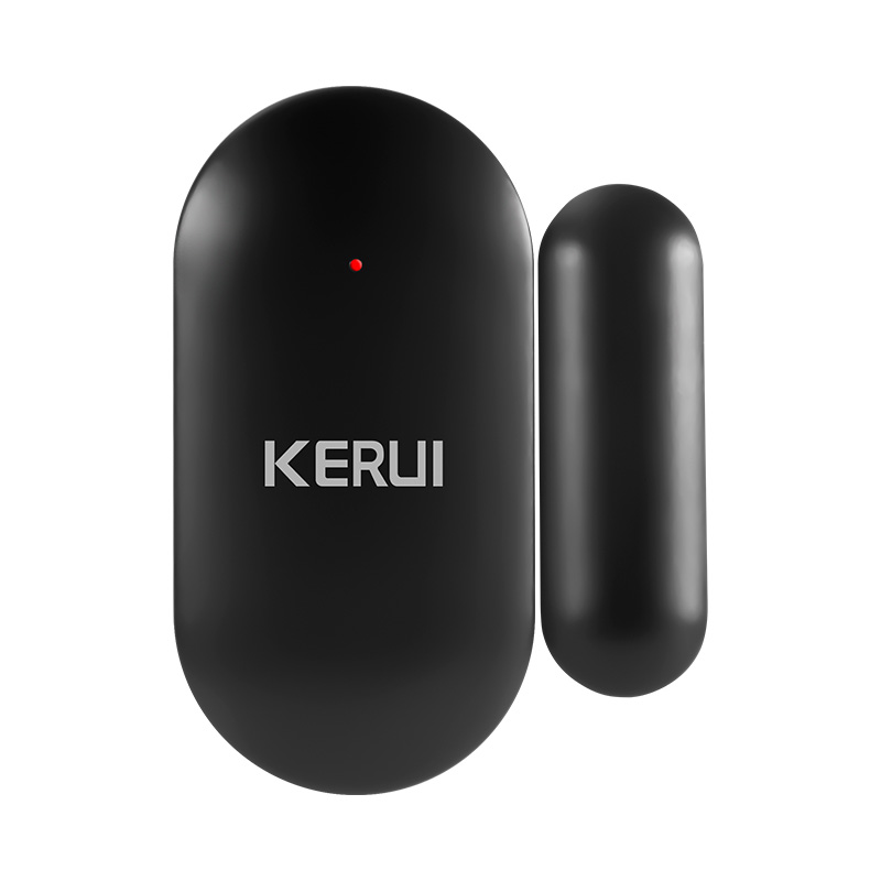 Home Security Gate - Kerui เซ็นเซอร์ประตู MC11 433MHz เครื่องตรวจจับแม่เหล็กหน้าต่างไร้สายสำหรับ W202