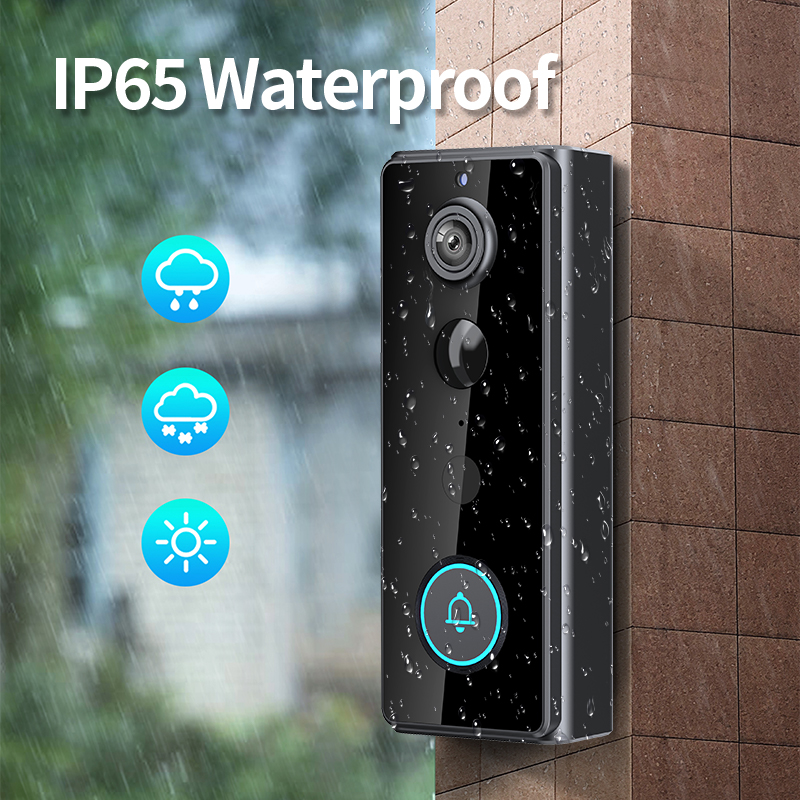 Peephole Camera Viewer - กล้องวิดีโออินเตอร์คอม WIFI ความละเอียด 2MP 1080P ควบคุมผ่านแอป
