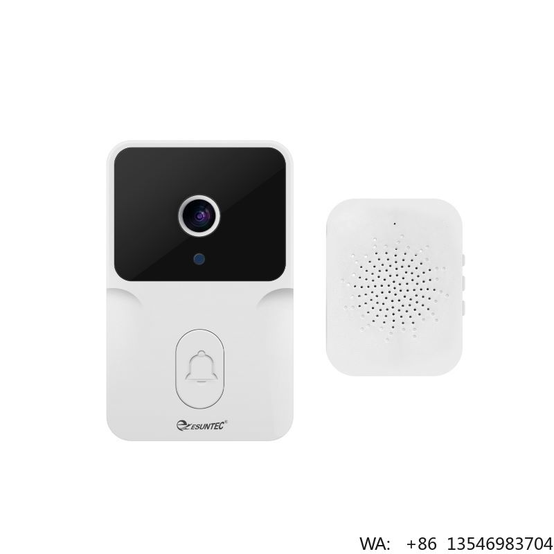 Home Security Ring Camera - ออดอัจฉริยะสำหรับบ้าน ระบบรักษาความปลอดภัย กล้องวิดีโอไร้สาย WiFi พร้อมระบบแจ้งเตือน IR