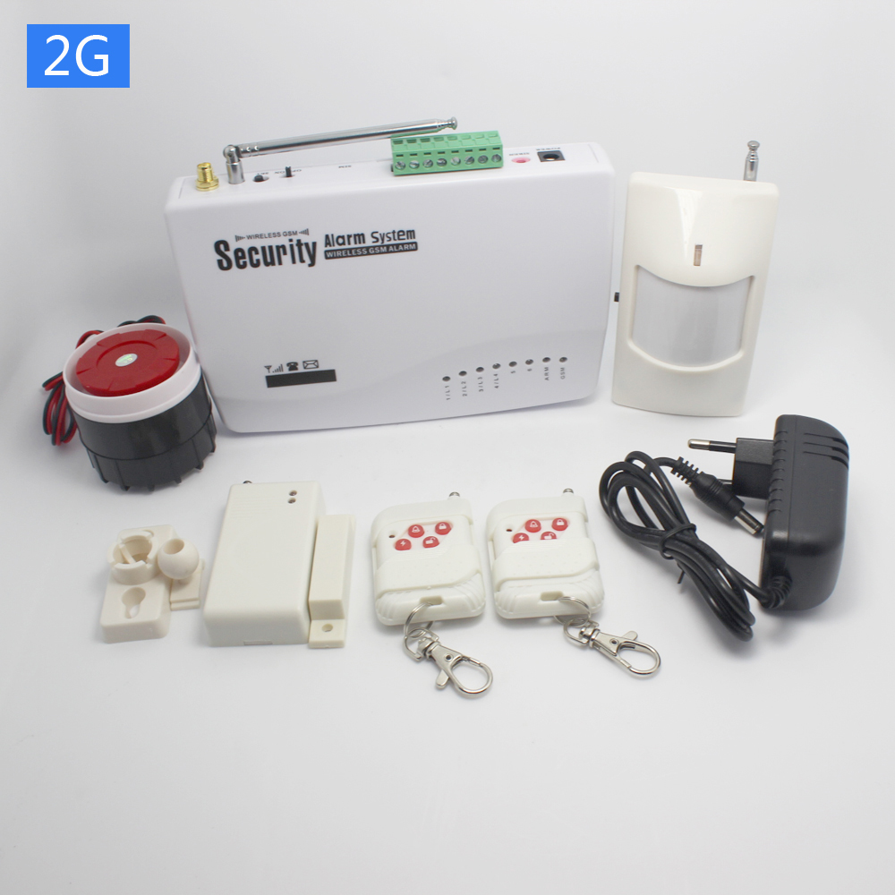 Window Alarm Sensor - 1 ชุด Home Security GSM SMS
