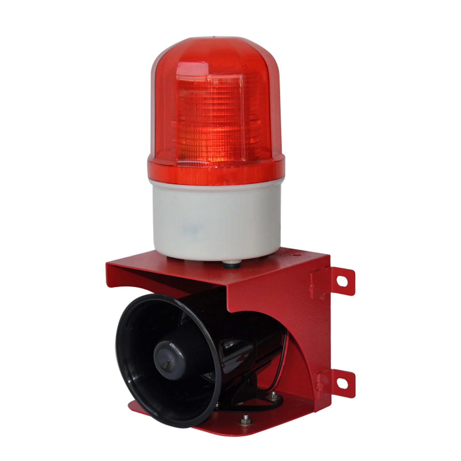Home Security Lights Outdoors - อุตสาหกรรมไซเรนกลางแจ้ง 110dB Loud Horn Security LED