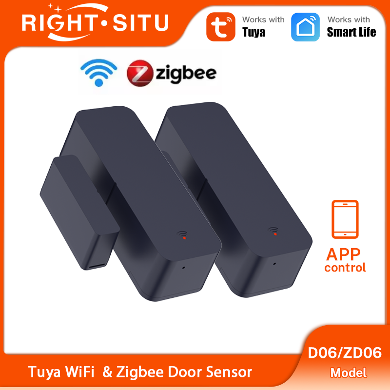 Window Alarm Sensor - เซ็นเซอร์ประตู/หน้าต่าง Tuya Zigbee 3.0 WiFi ควบคุมผ่านแอป