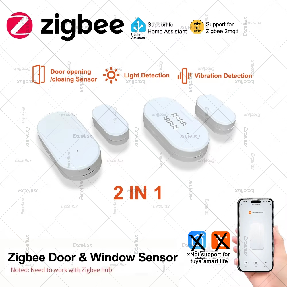 Zigbee 3.0 เซ็นเซอร์ประตูหน้าต - Home Security Gate บทวิจารณ์และราคา