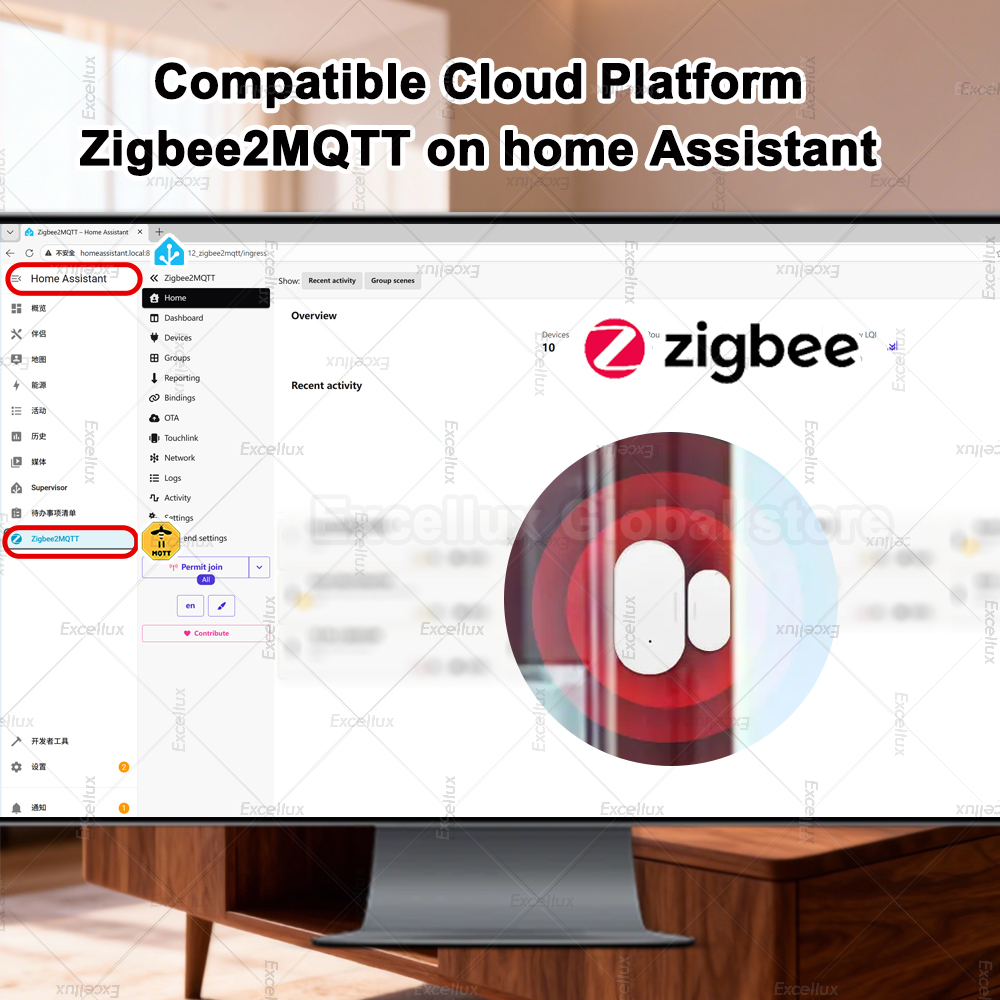 Zigbee 3.0 เซ็นเซอร์ประตูหน้าต - Home Security Gate บทวิจารณ์และราคา