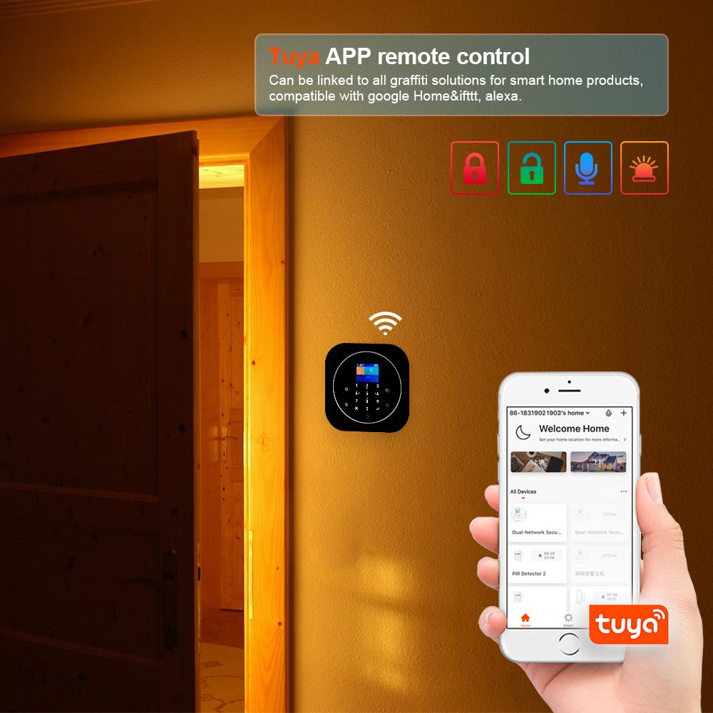 KERUI G12 2G Wifi Wireless Hom - Home Security No Wifi บทวิจารณ์และราคา