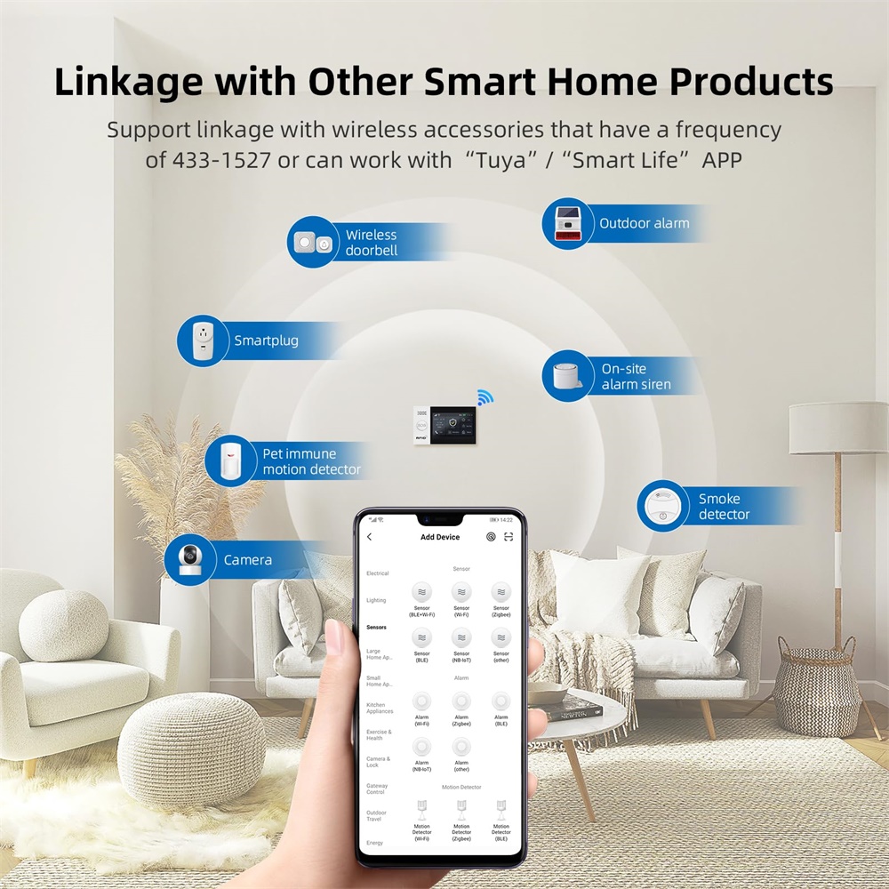 ระบบเตือนภัยอัจฉริยะ 2.4G WIFI - Home Security No Wifi บทวิจารณ์และราคา