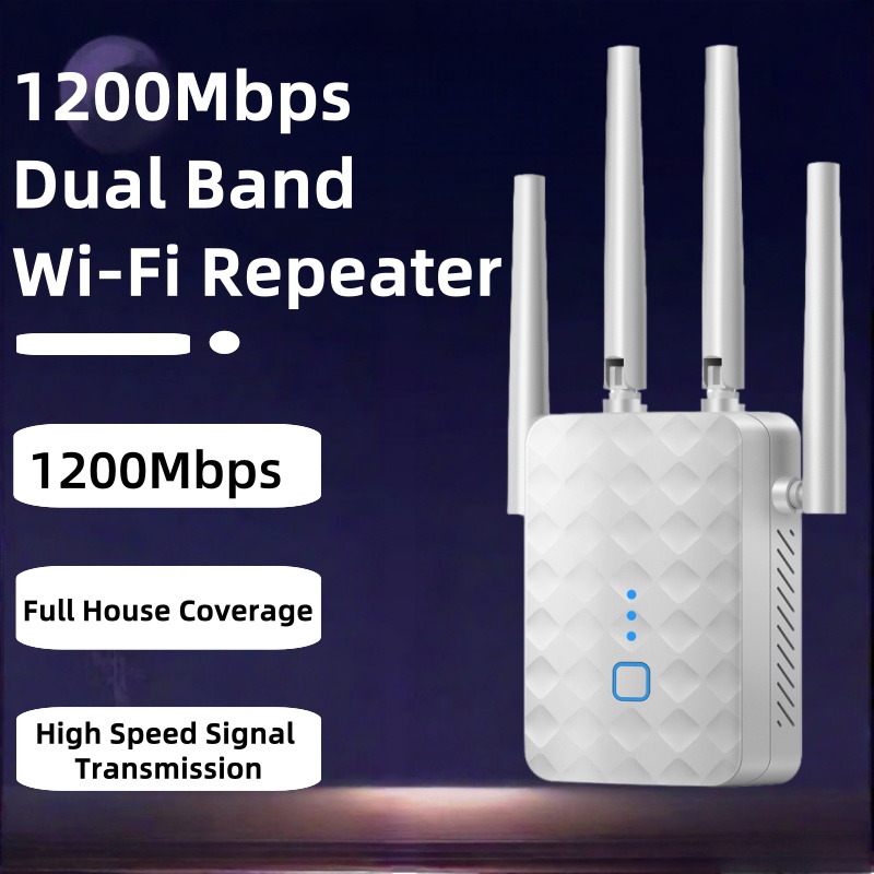 1200Mbps Dual Band WiFi Repeat - Home Security No Wifi บทวิจารณ์และราคา