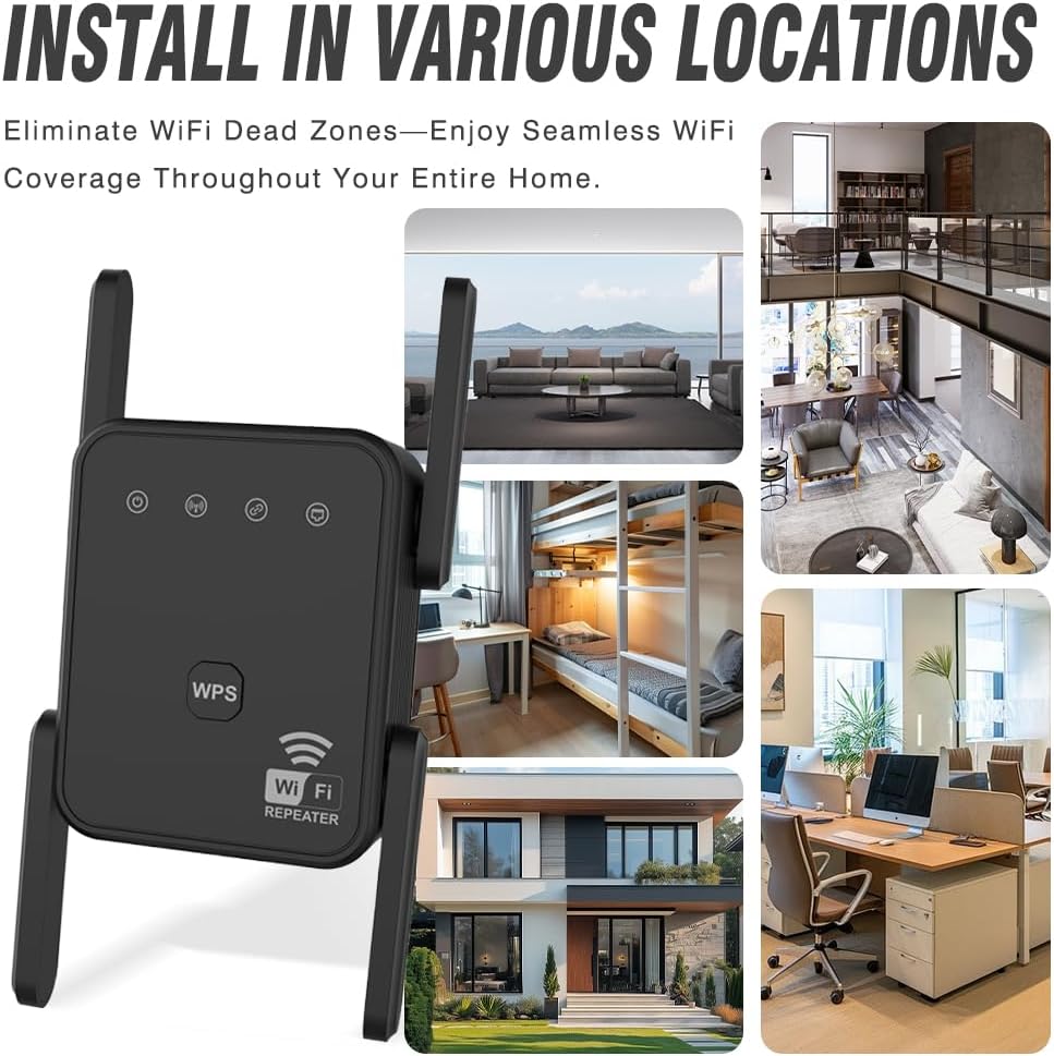 เครื่องขยายสัญญาณไวไฟรุ่นใหม่  - Home Security No Wifi บทวิจารณ์และราคา