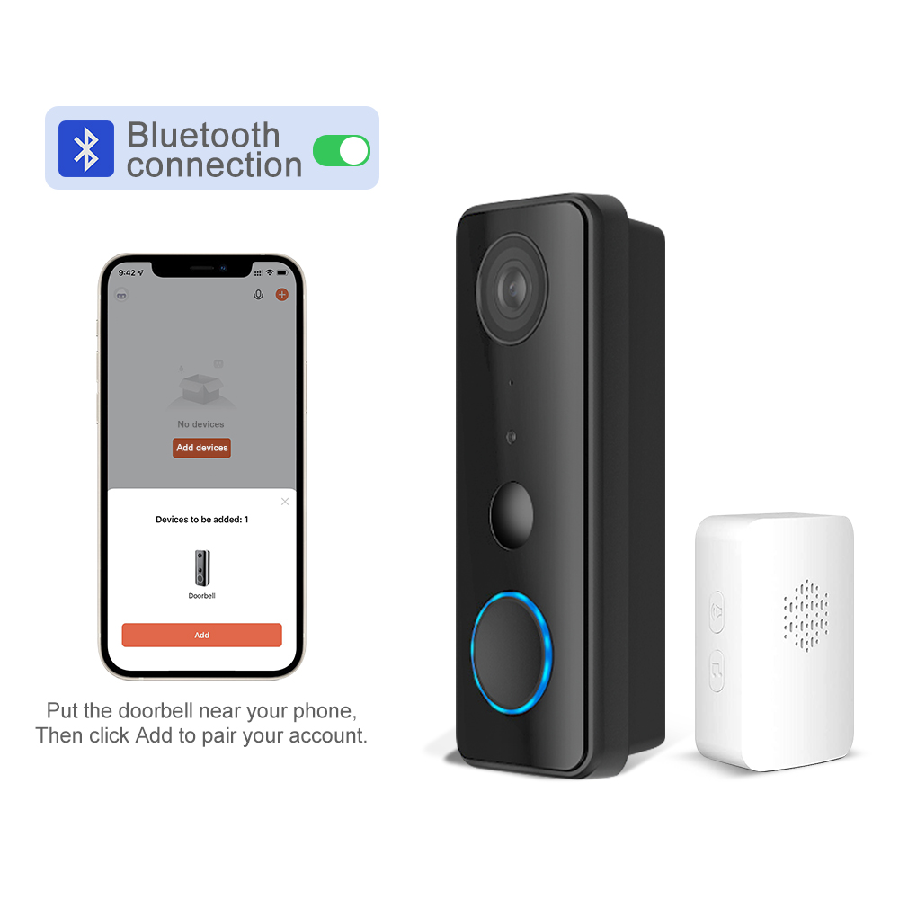 2MP 1080P ทูย่า APP บลูทูธ ใช้ - Peephole Camera Viewer บทวิจารณ์และราคา