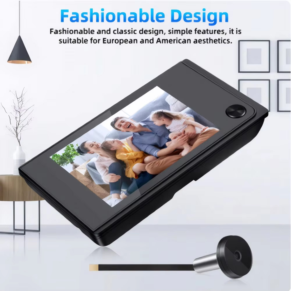 Hollarm 3.5 นิ้วไร้สาย Doorbel - Peephole Camera Viewer บทวิจารณ์และราคา