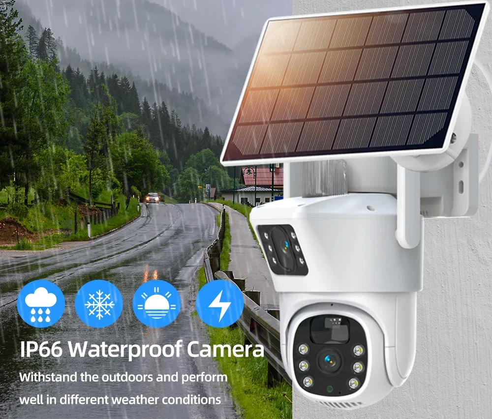 ระบบกล้องวงจรปิดพลังงานแสงอาทิ - Home Security Monitoring System บทวิจารณ์และราคา