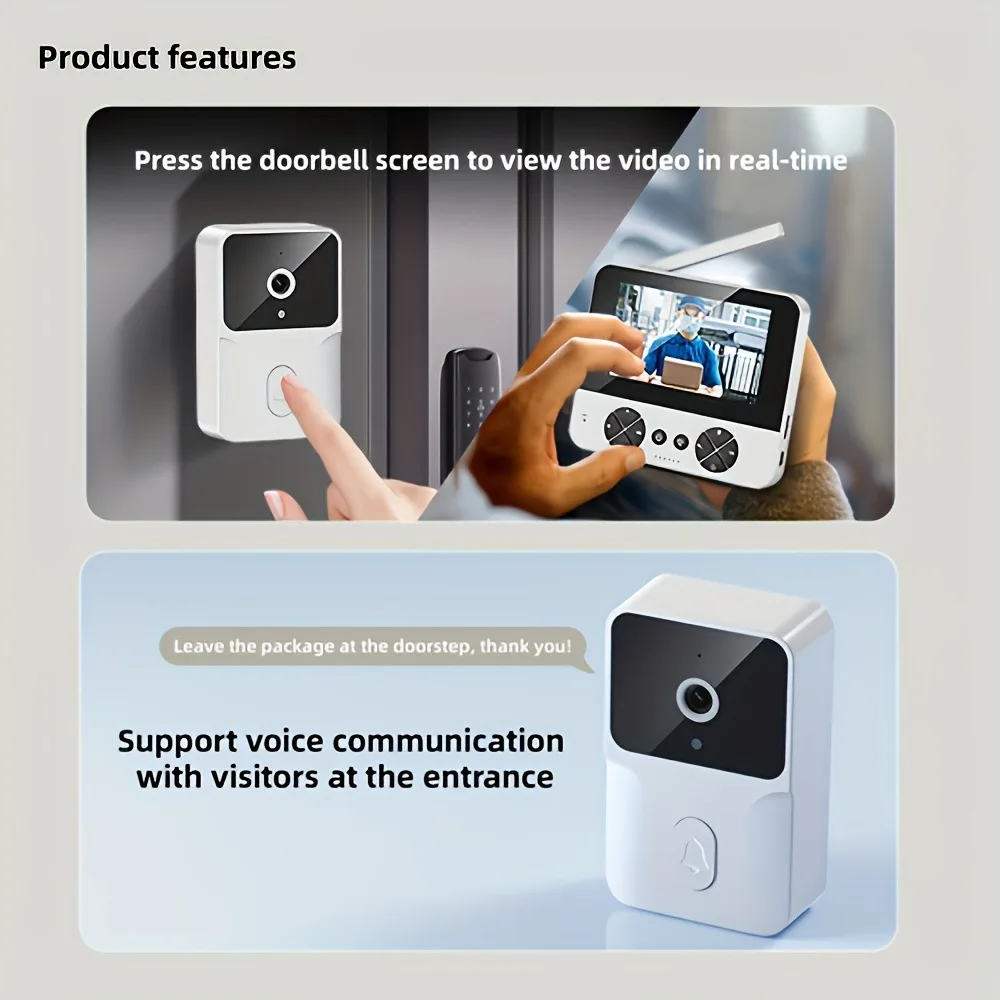 กล้องกริ่งประตูอัจฉริยะไร้สายข - Home Security Ring Camera บทวิจารณ์และราคา