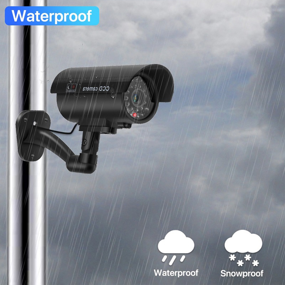 แผงเซลล์แสงอาทิตย์จำลองกล้องวง - Home Security Lights Outdoors บทวิจารณ์และราคา