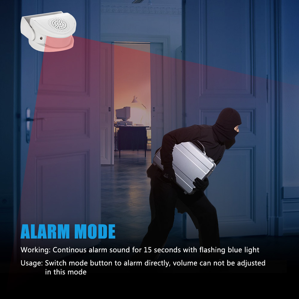 ยินดีต้อนรับ CHIME Bell สําหรั - Home Security Bell บทวิจารณ์และราคา