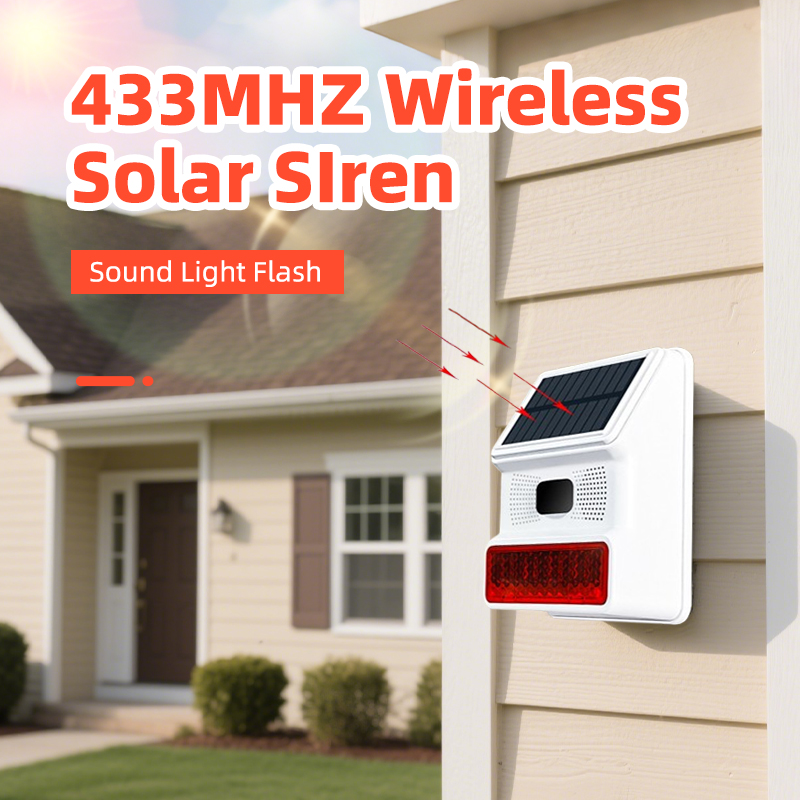 แตรเตือนภัยกลางแจ้ง 433MHZ ไร้ - Home Security Lights Outdoors บทวิจารณ์และราคา