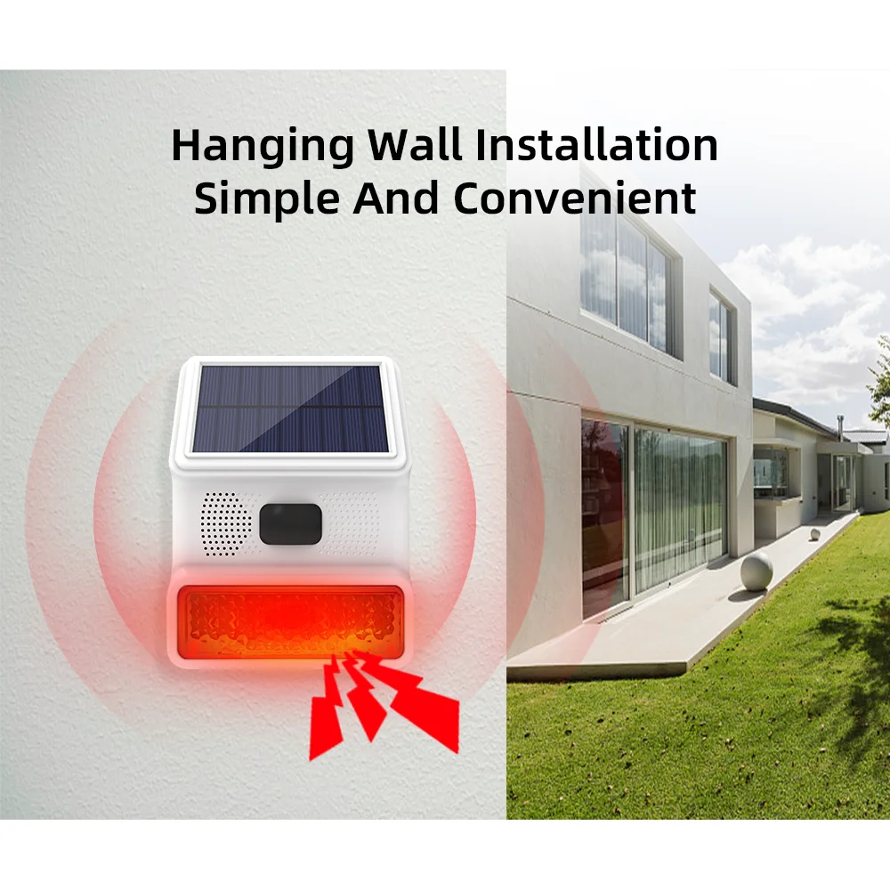 แตรเตือนภัยกลางแจ้ง 433MHZ ไร้ - Home Security Lights Outdoors บทวิจารณ์และราคา