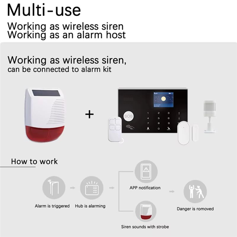 【เพิ่มลงรถเข็น】ระบบสัญญาณกันขโ - Home Security Lights Outdoors บทวิจารณ์และราคา