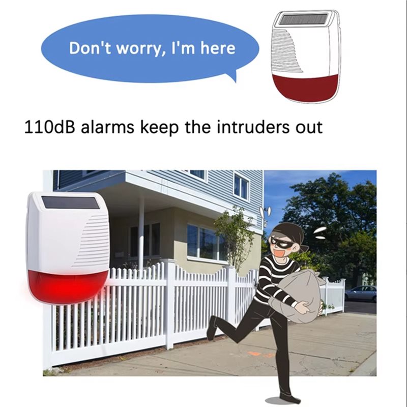 【เพิ่มลงรถเข็น】ระบบสัญญาณกันขโ - Home Security Lights Outdoors บทวิจารณ์และราคา