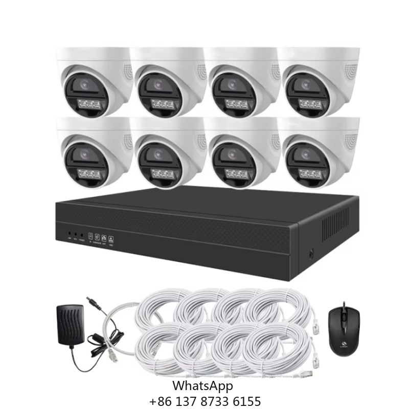 ชุดกล้องวงจรปิด 4ch 8ch ความคม - Home Security Nvr บทวิจารณ์และราคา