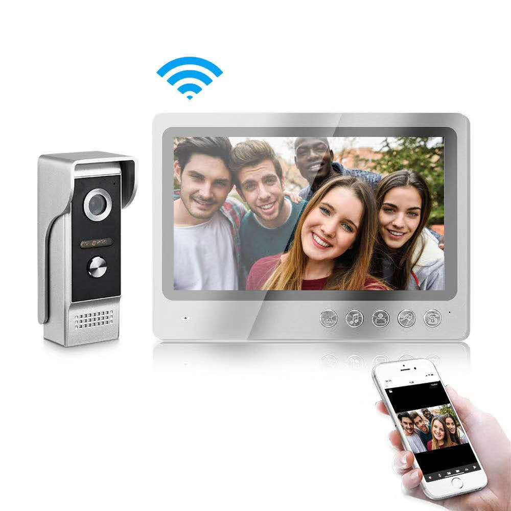 หน้าจอ HD ขนาด 9 นิ้ว แอป Tuya - Peephole Camera Viewer บทวิจารณ์และราคา