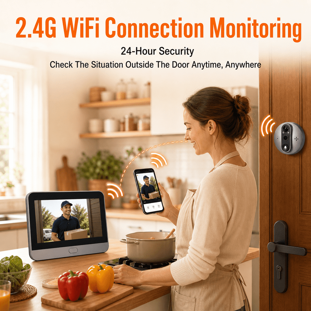 กล้องตาแมวอัจฉริยะ Tuya Smart  - Peephole Camera Viewer บทวิจารณ์และราคา