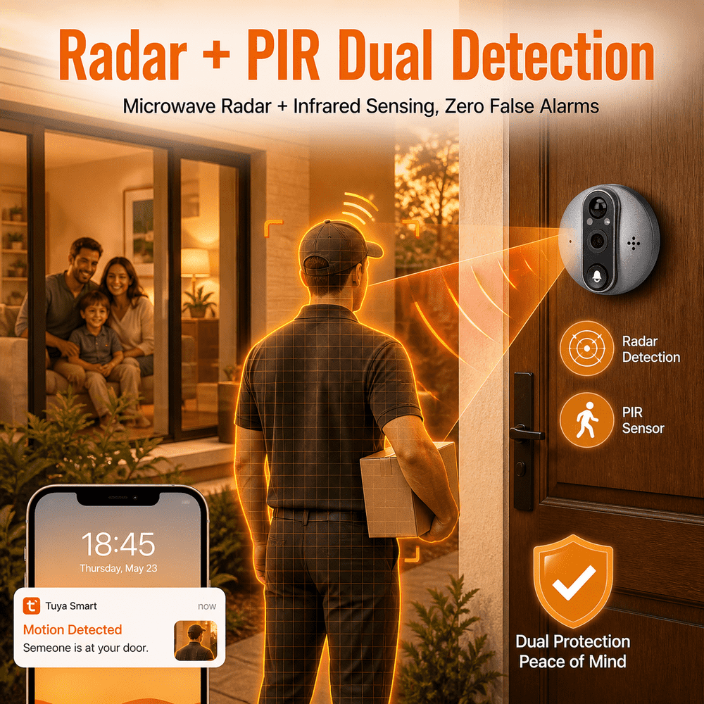 กล้องตาแมวอัจฉริยะ Tuya Smart  - Peephole Camera Viewer บทวิจารณ์และราคา