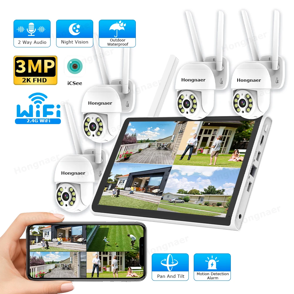 ชุดกล้องวงจรปิดไร้สาย 2026 Hon - Home Security Nvr บทวิจารณ์และราคา