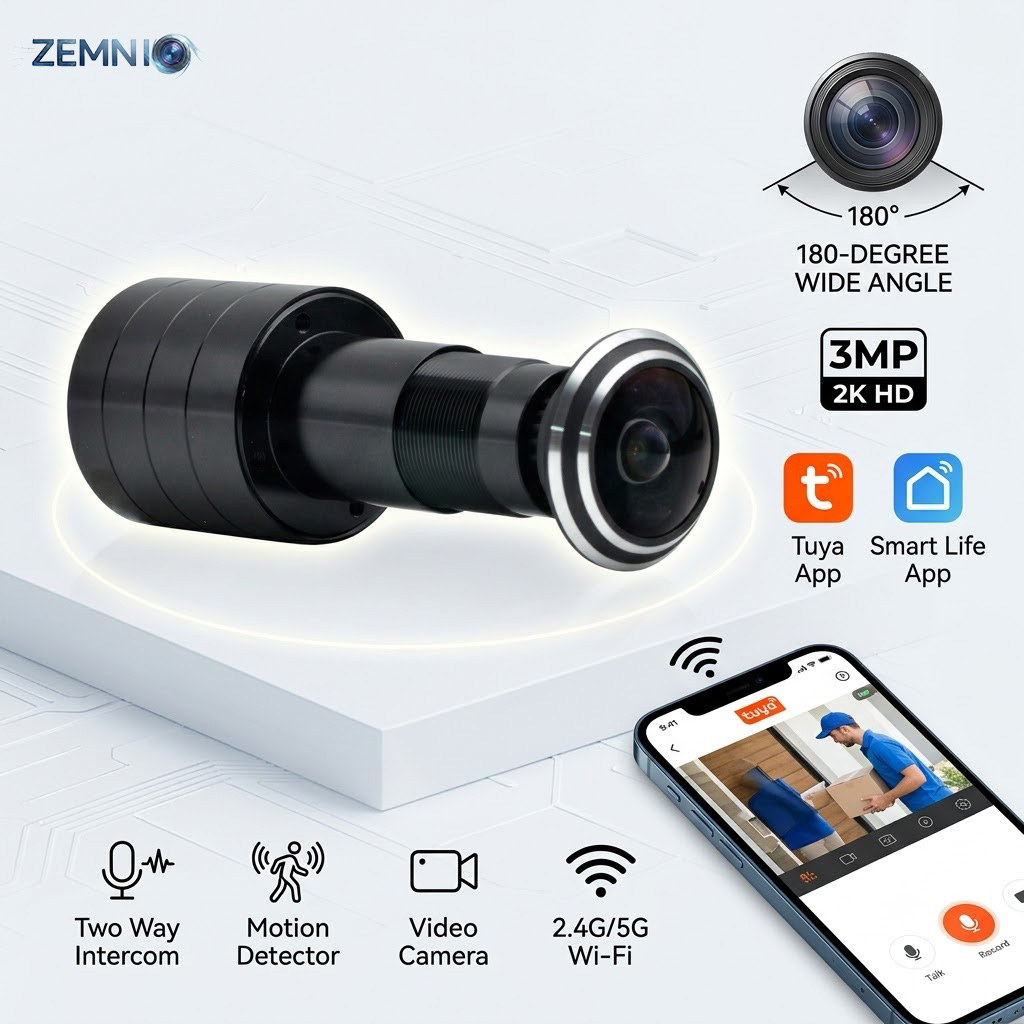 กล้องวงจรปิดแบบมองผ่านช่องประต - Peephole Camera Viewer บทวิจารณ์และราคา