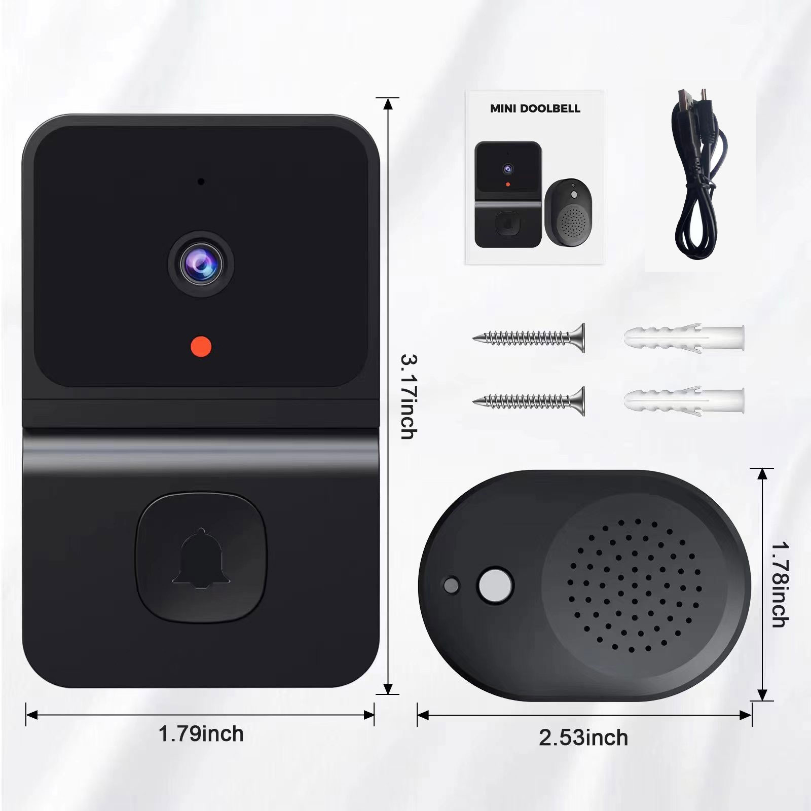 กริ่งหน้าประตูวิดีโอระบบรักษาค - Home Security Ring Camera บทวิจารณ์และราคา