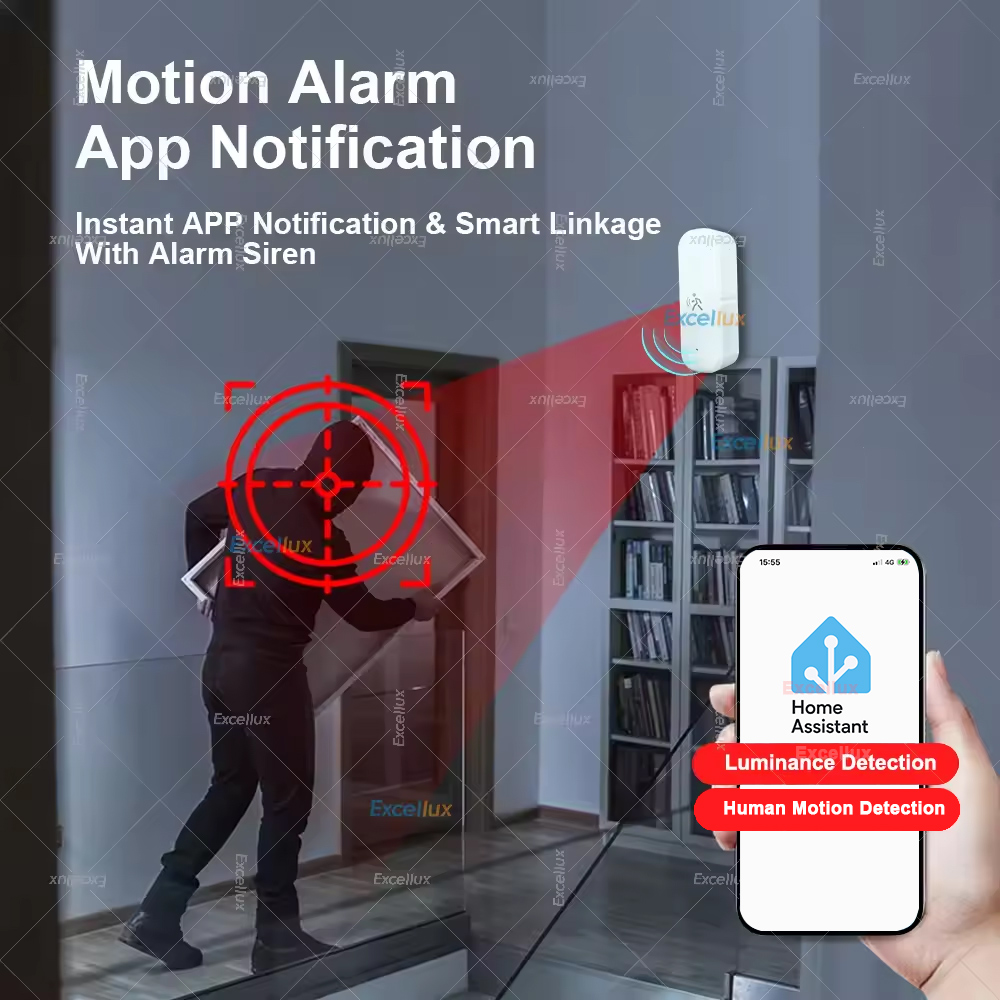 สมาร์ท ZigBee Motion Sensor เร - Home Security Home Assistant บทวิจารณ์และราคา