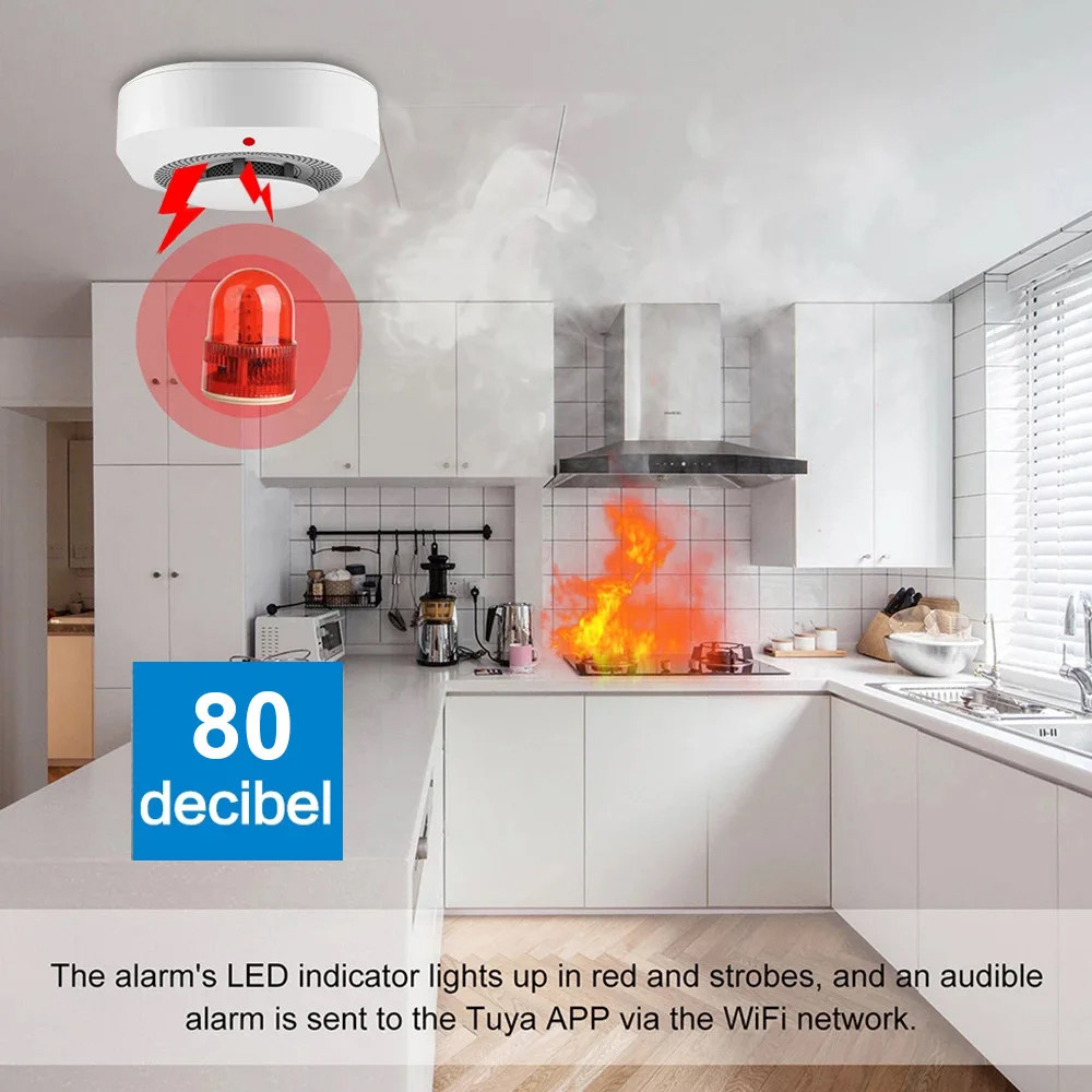 ทูยา ซิกบี ไวไฟเครื่องตรวจจับค - Home Security Monitoring System บทวิจารณ์และราคา
