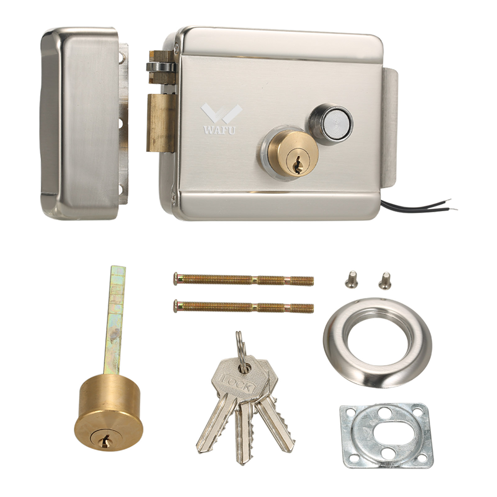 WAFU สมาร์ทประตูไฟฟ้าประตูล็อค - Home Security Gate บทวิจารณ์และราคา