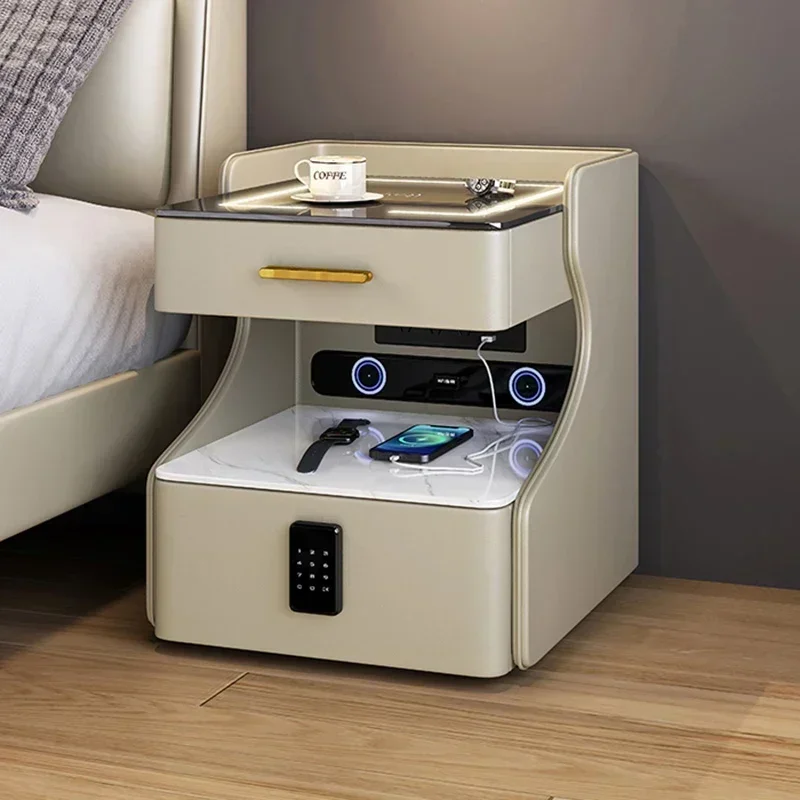 โต๊ะข้างเตียงแสนสบายพร้อมลิ้นช - Home Security Of America บทวิจารณ์และราคา