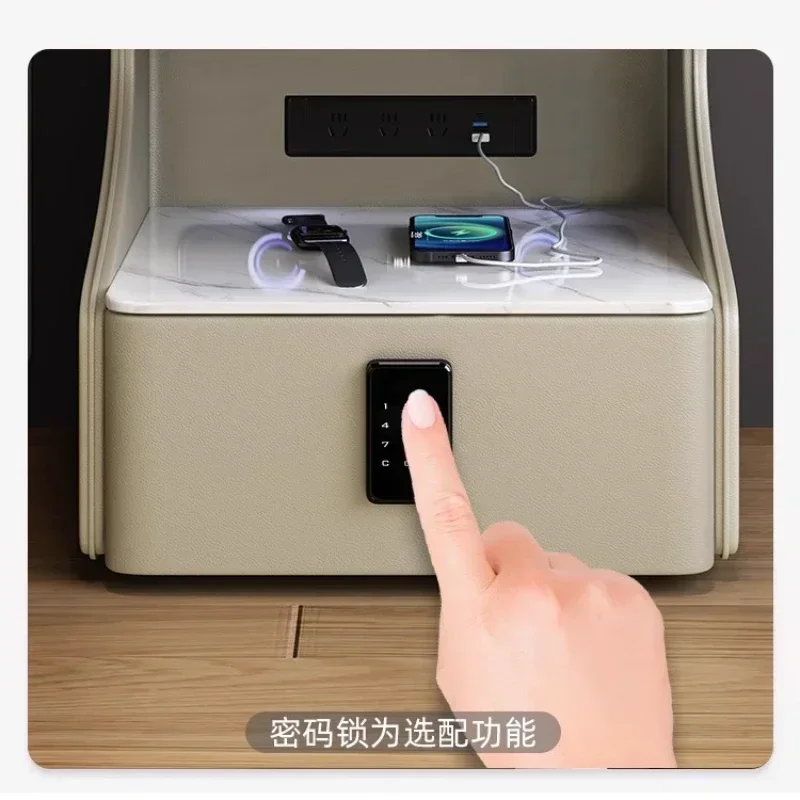โต๊ะข้างเตียงแสนสบายพร้อมลิ้นช - Home Security Of America บทวิจารณ์และราคา