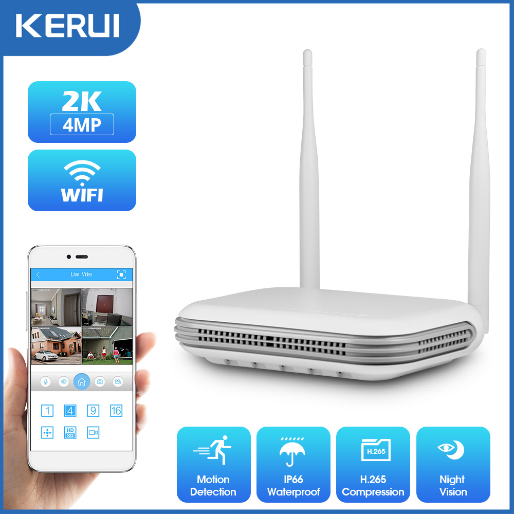 KERUI 2K 3K 4MP 8CH NVR WIFI O - Home Security Nvr บทวิจารณ์และราคา