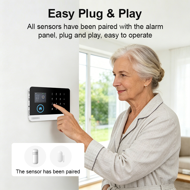 PGST WIFI GSM ระบบเตือนภัยการร - Home Security No Wifi บทวิจารณ์และราคา