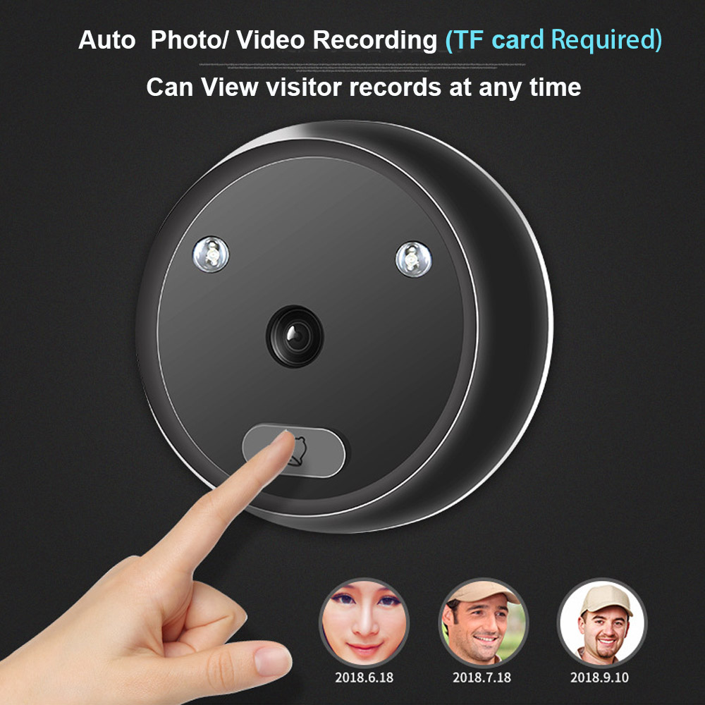 วิดีโอ Peephole Doorbell กล้อง - Home Security Ring Camera บทวิจารณ์และราคา