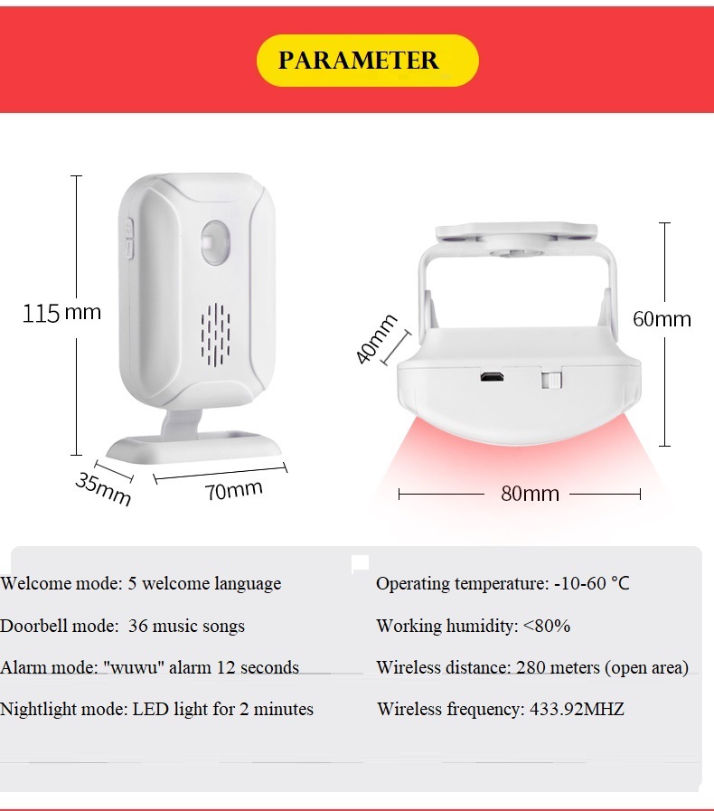Darho Shop Store Home Security - Home Security Bell บทวิจารณ์และราคา