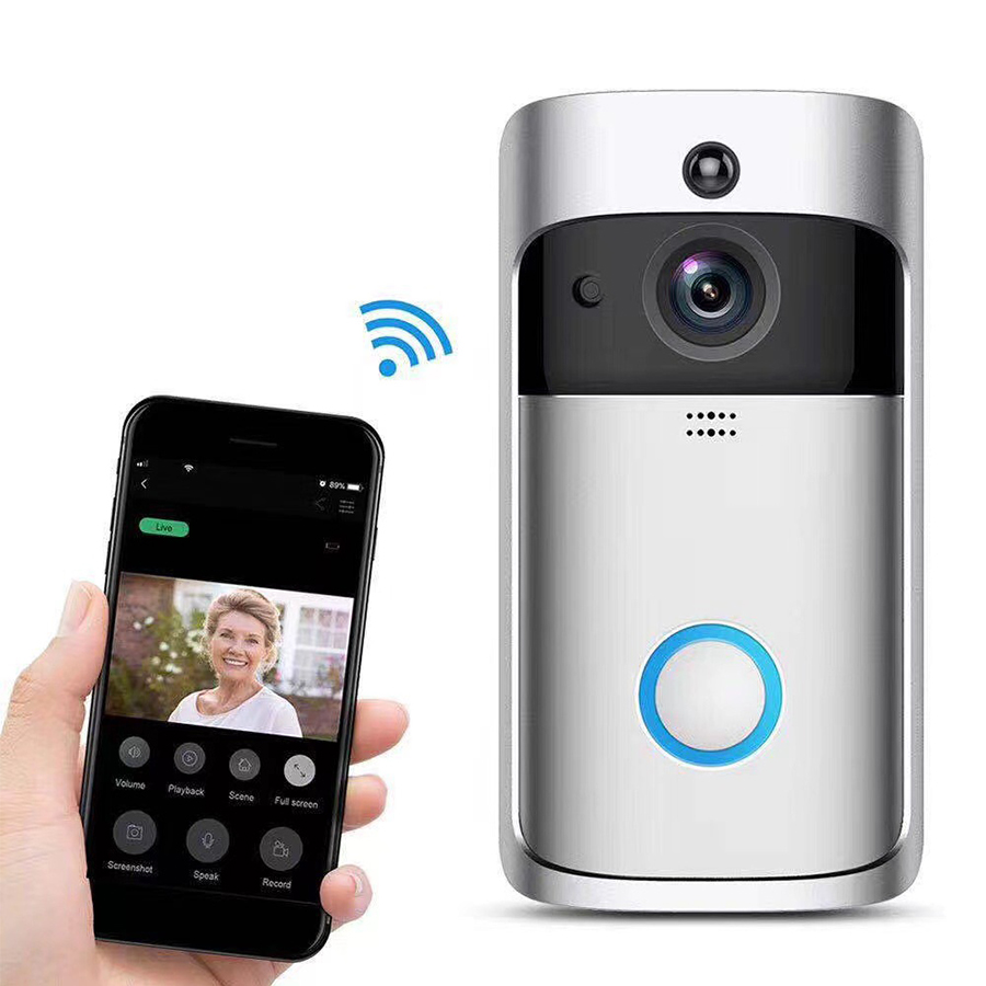 กริ่งประตูอัจฉริยะไร้สาย Smart - Home Security Ring Camera บทวิจารณ์และราคา