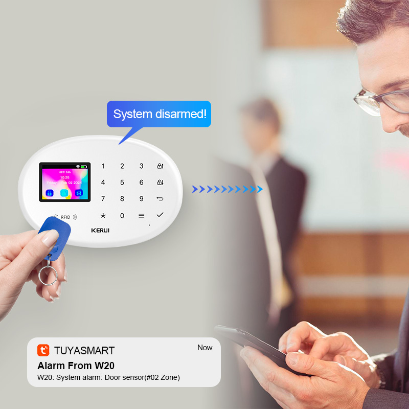 ระบบเตือนภัยอัจฉริยะ KERUI W20 - Home Security No Wifi บทวิจารณ์และราคา
