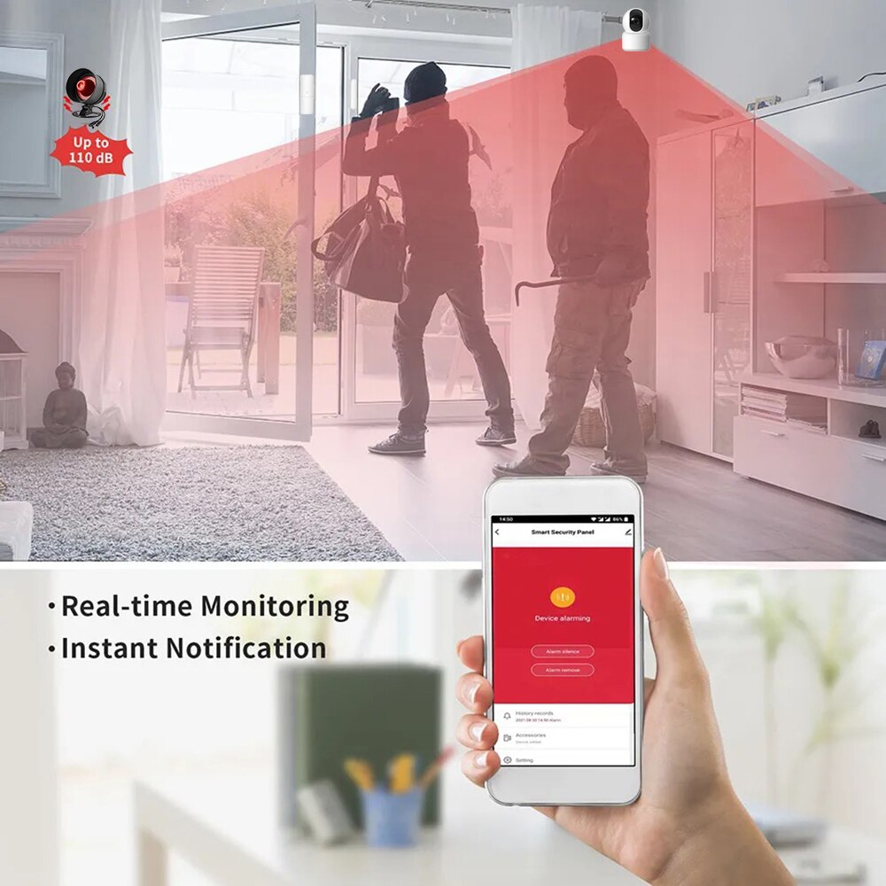 Onenuo Tuya ไซเรนเตือนภัยไร้สา - Home Security No Wifi บทวิจารณ์และราคา