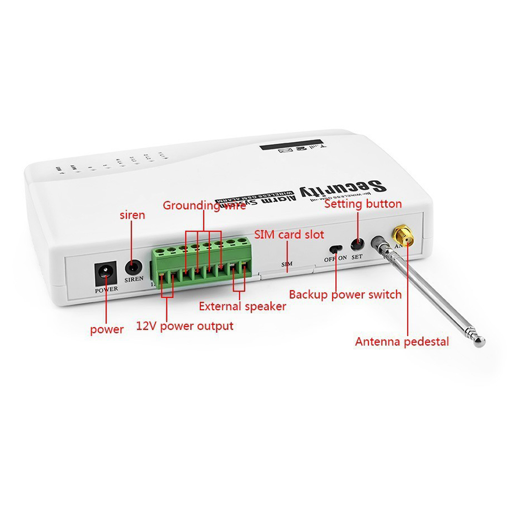 1 ชุด Home Security GSM SMS AL - Window Alarm Sensor บทวิจารณ์และราคา