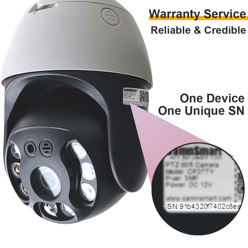 Camnsmart Tuya 5MP Alexa WiFi  - Home Security Nvr บทวิจารณ์และราคา